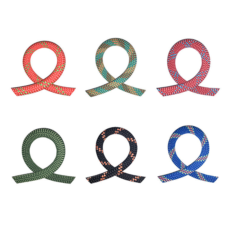 10 mm 2200 kg nylonflettet reb til flugt, brandoverlevelse, backup, klatring, vandring, redning