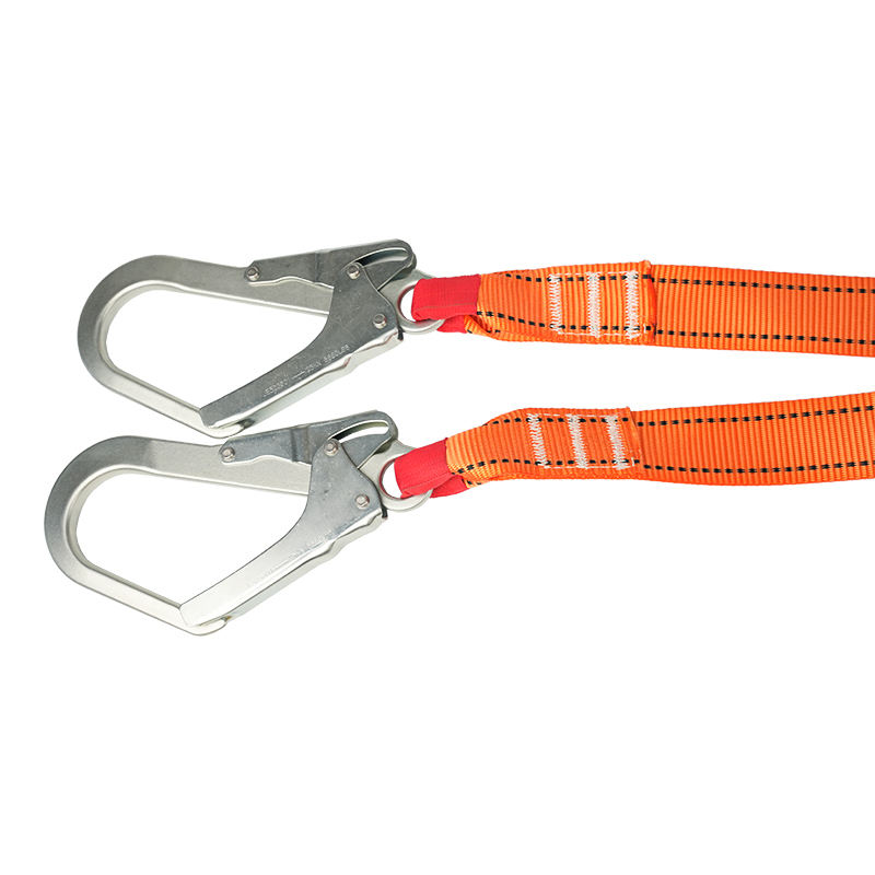 KA-L11 Twin lanyard med energiabsorbering til faldsikring